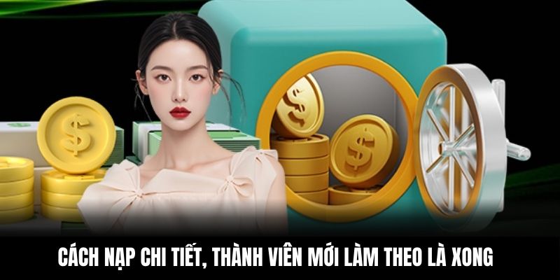 Cách nạp chi tiết, thành viên mới làm theo là xong