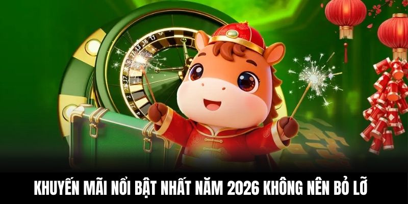 Khuyến mãi nổi bật nhất năm 2026 không nên bỏ lỡ