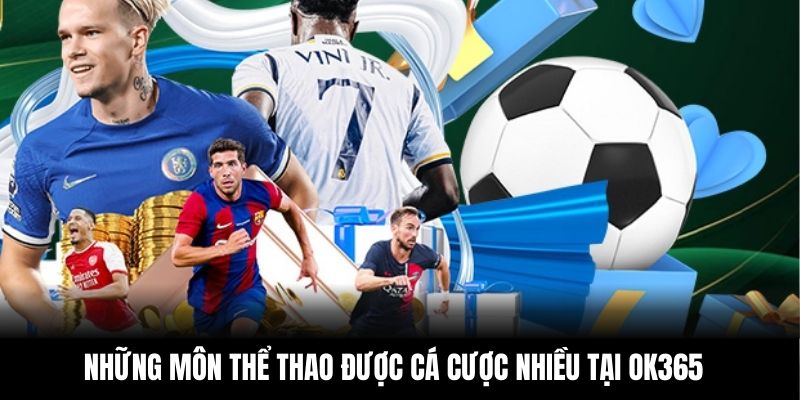 Những môn thể thao được cá cược nhiều tại OK365